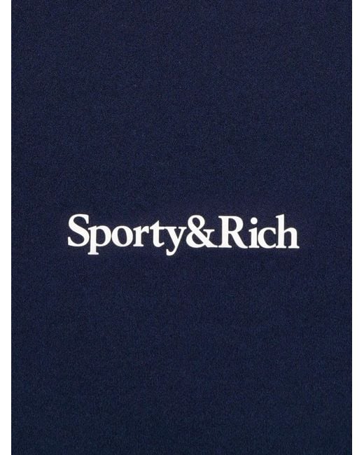 Sporty & Rich Blue V-Neck Sports Bra