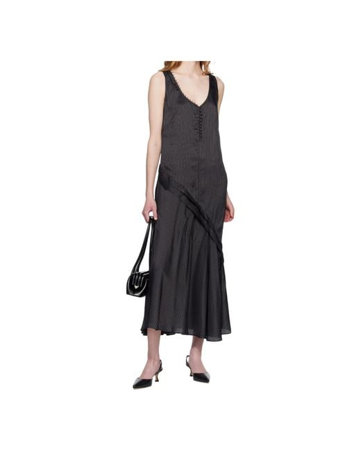 OSOI Black Boat Wide Mini Shoulder Bag