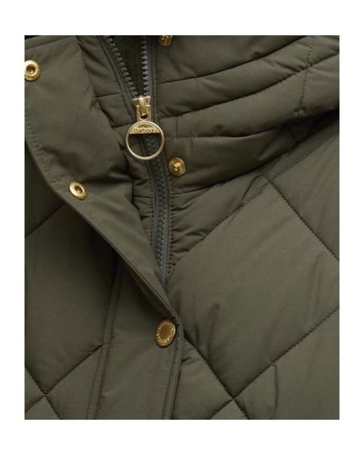 Barbour Green Hooded Cotton Jacket