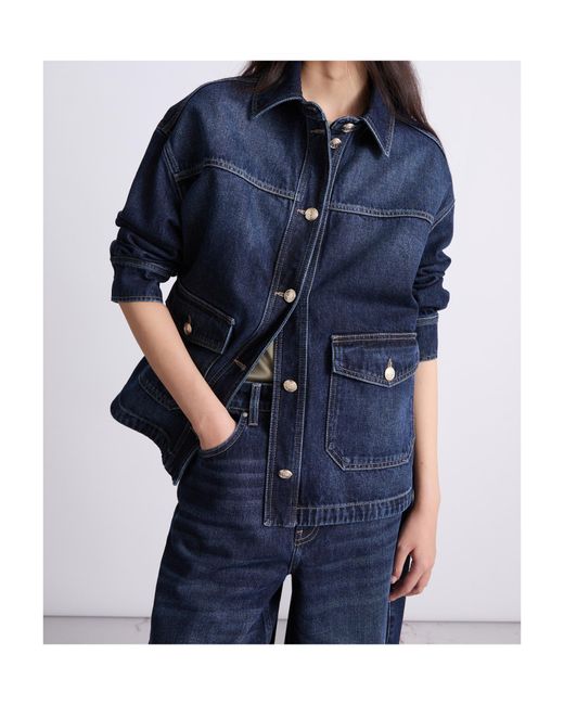 Marella Blue Denim Shacket