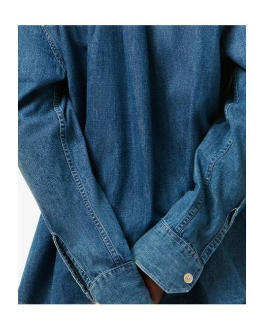 Our Legacy Blue Above Relaxed Shirt for men