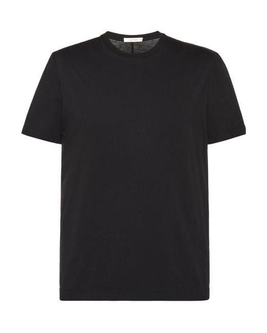 The Row Black Luke T-shirt In Cotton for men