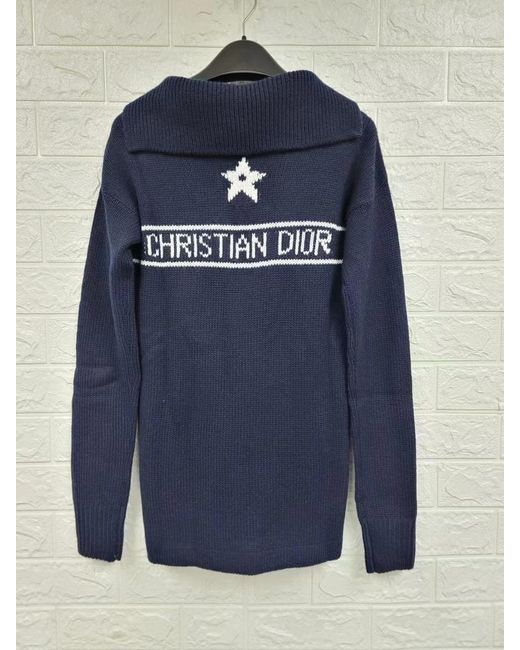 Dior Blue Logo Sweater