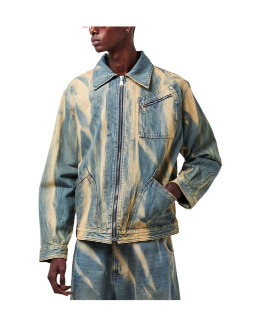 Vivienne Westwood Blue Distressed Denim Jacket for men