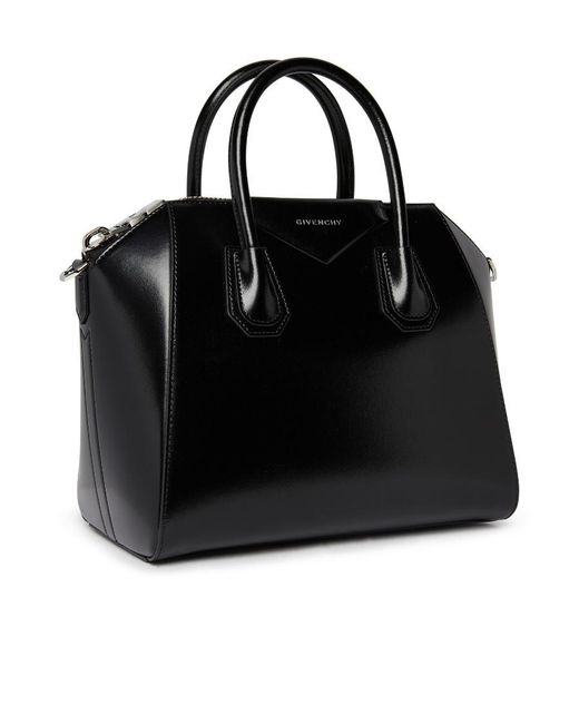 Givenchy Black Antigona Logo Handbag