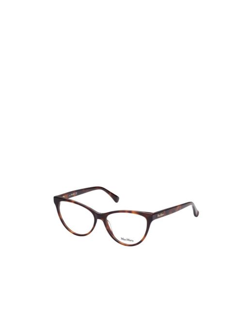 Max Mara White Cat-Eye Frame Glasses