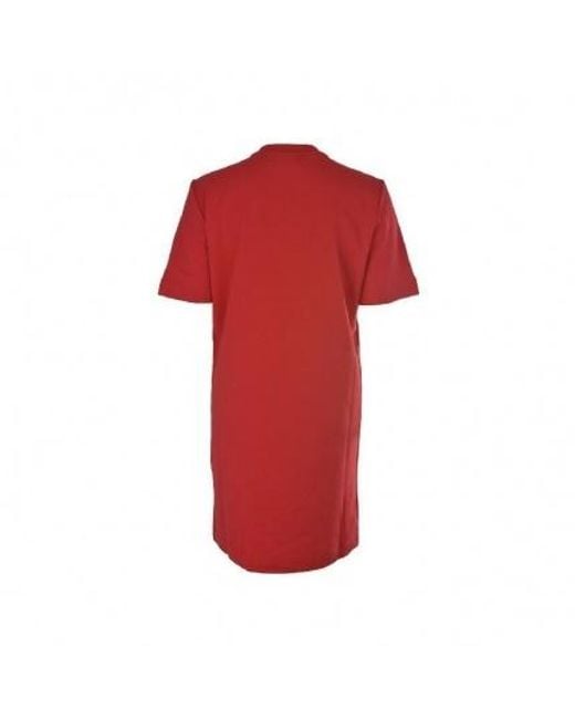 Moschino Red A Printed Dress