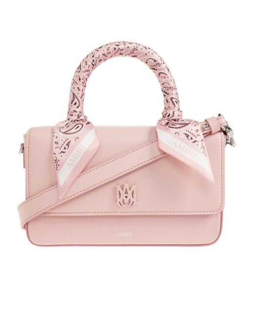 Amiri Pink Flap Shoulder Bag
