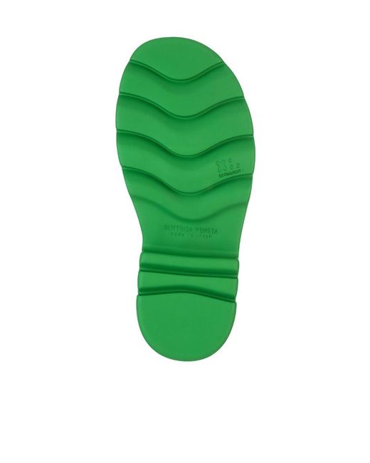 Bottega Veneta Green Flash Strappy Sandals