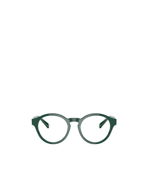 Polo Ralph Lauren White Eyewear Round Frame Glasses for men