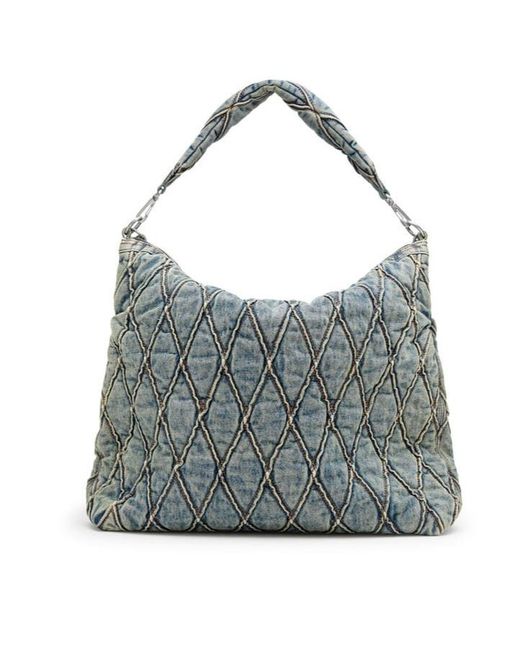 DIESEL Blue Charm-D Large Hobo Bag