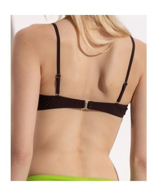 Tory Burch Brown Triangle Cup Bralette