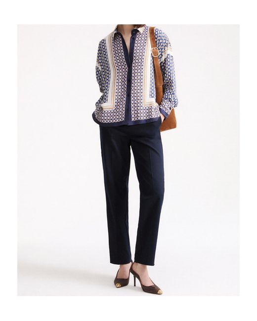 Marella Blue Printed Shirt