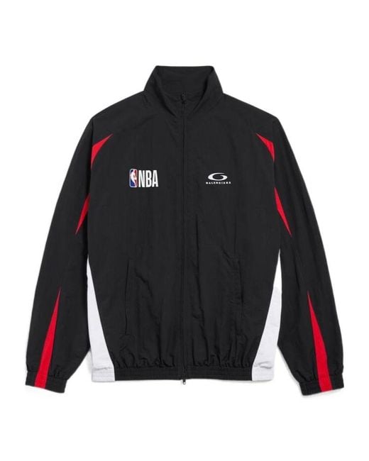 Balenciaga Black Nba Collaboration Tracksuit Jacket for men