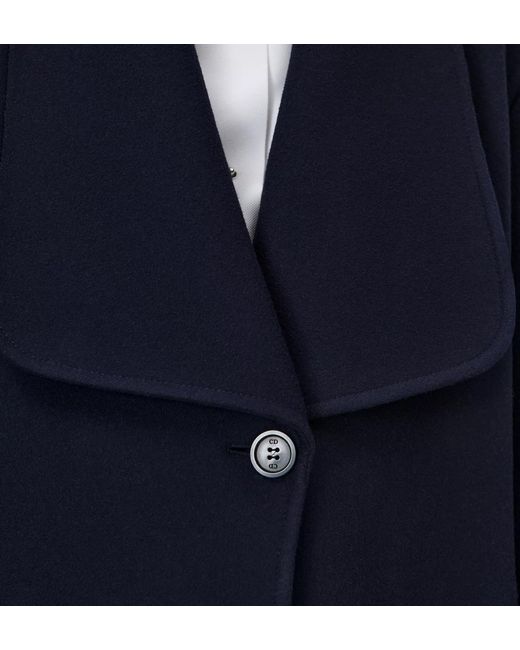 Dior Blue Oversized Coat