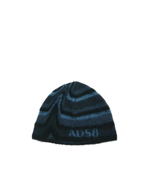 ANDERSSON BELL Blue Painted Wool Hat for men