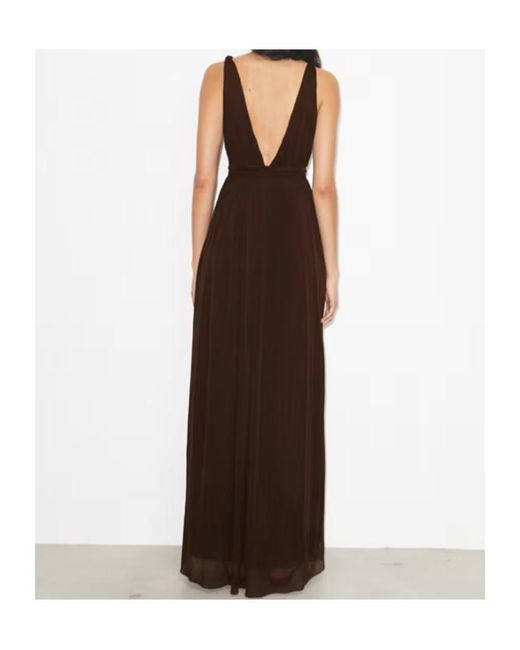 tory burch brown dress Jersey wrap dress in brown - Tory Burch
