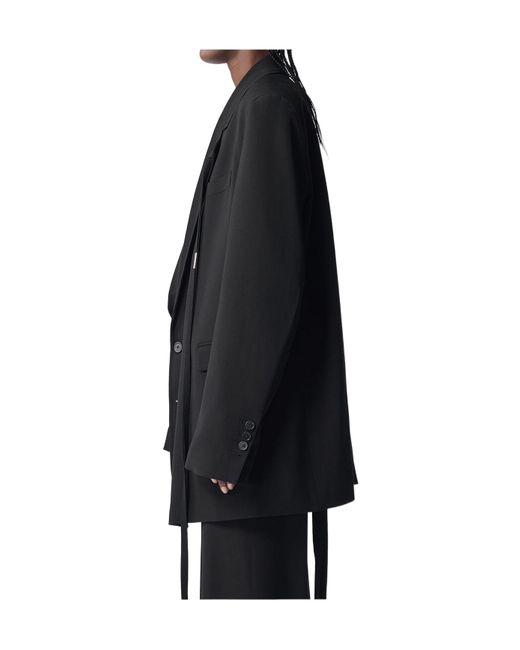 Ann Demeulemeester Black Agnes Suit Coat