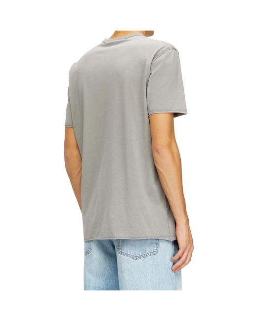 DIESEL Gray T-Rawjust-V1 T-Shirt for men