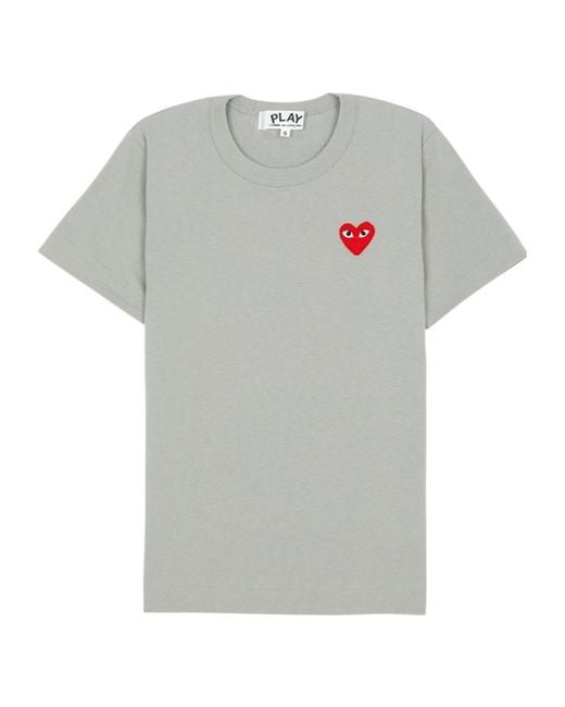Comme des Garçons Gray Crew Neck T-Shirt