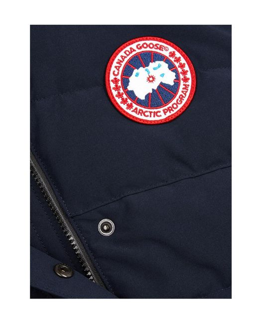 Canada Goose Blue Free-Style Quilted Shell Vest