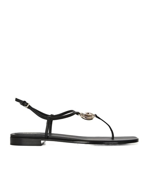Gucci Brown Simple Flat Sandals