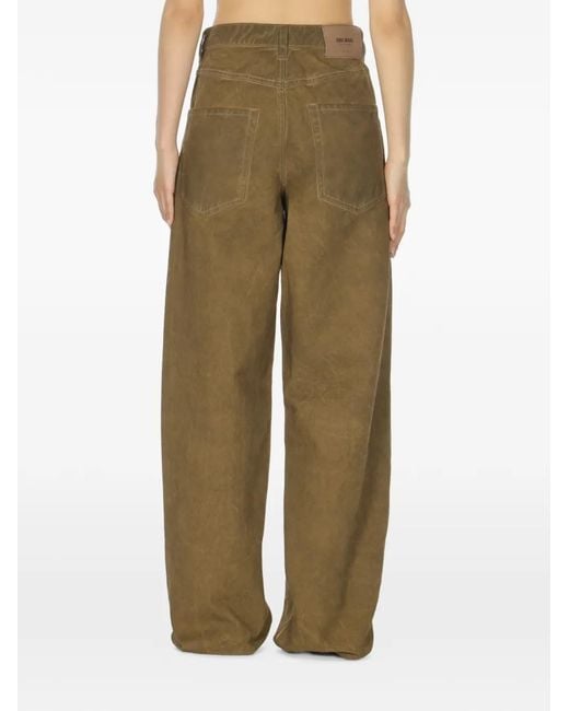 Uma Wang Green Ball Pants