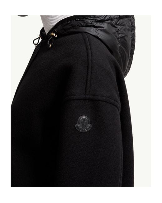 Moncler Black Reposse 3-In- Short Down Jacket