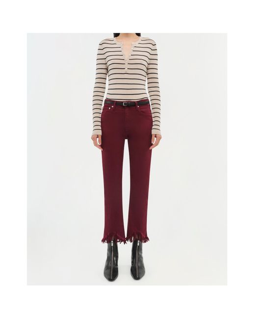 Jonathan Simkhai Red River Straight Trousers