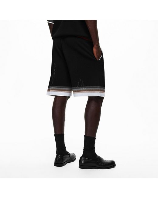 Amiri Gray Drawstring Athletic Shorts for men