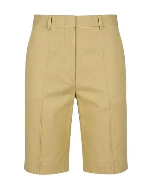Sportmax Natural Minimal Solid Shorts