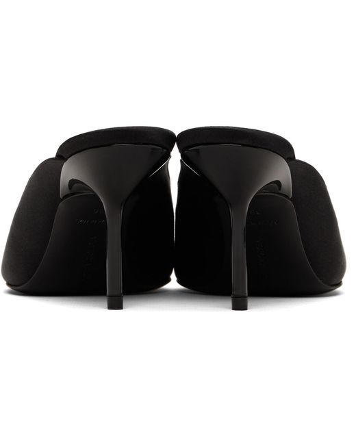 Victoria Beckham Black 75Mm Sloan Pointed-Toe Stiletto Mules