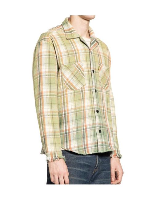 GALLERY DEPT. Metallic Plaid Shirt for men