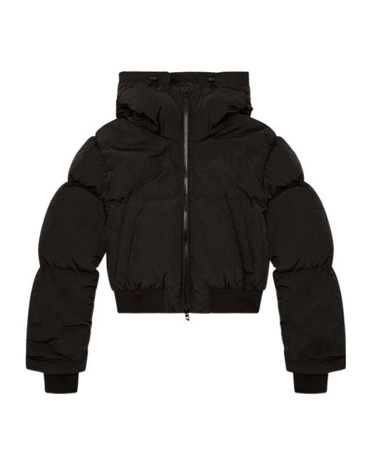 DIESEL Black W-Peyt Puffer Jacket