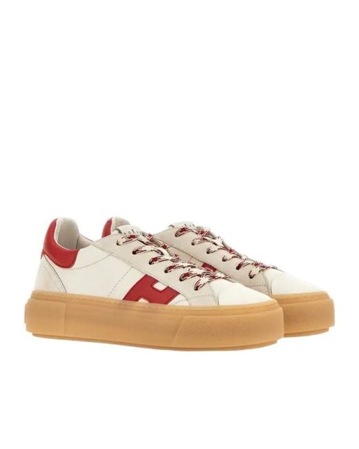Hogan Pink Crosswind Sneakers