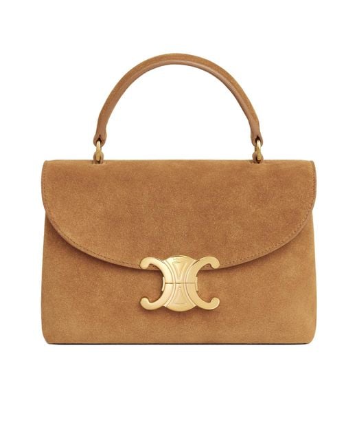 Celine Teen Nino Bag in Brown | Lyst