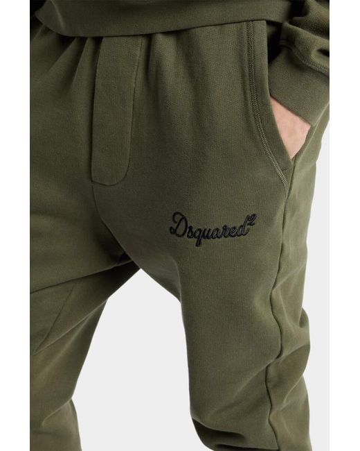 DSquared² Green Signature Jersey Pant for men