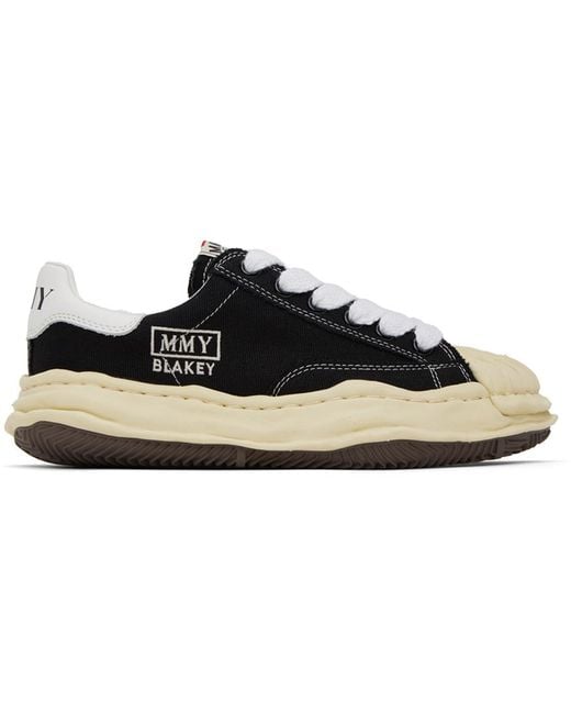 Maison Mihara Yasuhiro Black Blakey Vl Og Low-Top Sneakers for men
