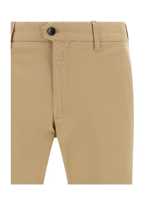 Incotex Natural Straight-Leg Casual Trousers for men