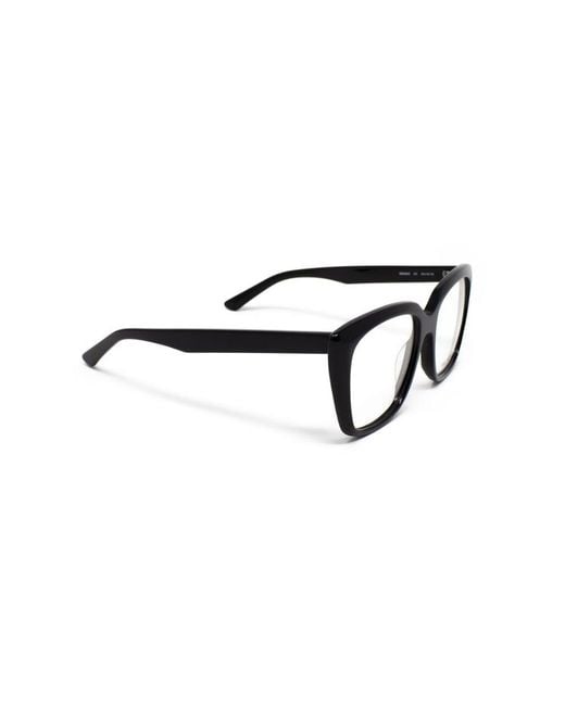 Balenciaga White Eyewear Square Frame Glasses