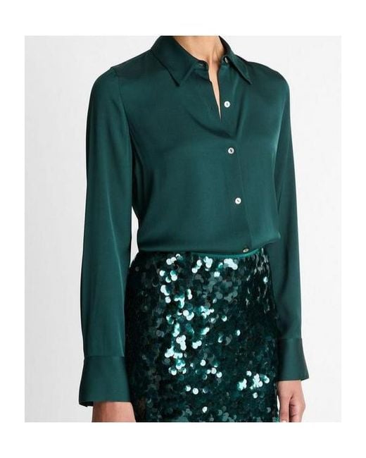 Vince Green Button Shirt