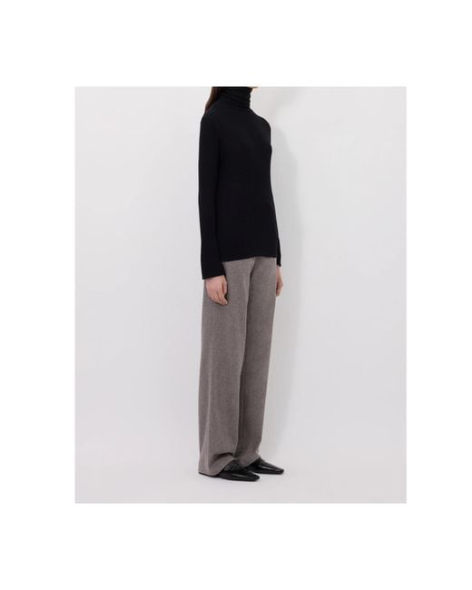 Loulou de Saison Black Gallinara High Neck Jumper