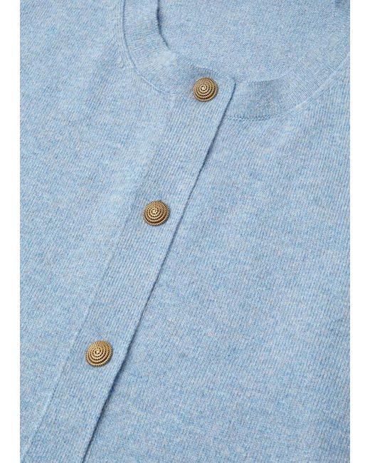 Loro Piana Blue Classic Cardigan