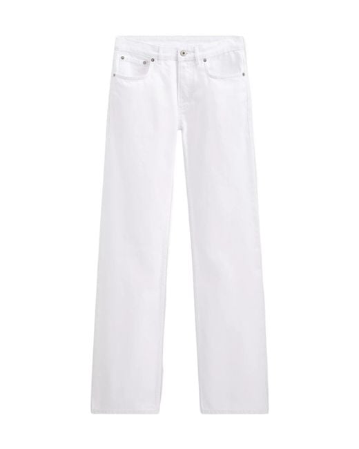 Dior White Regular-Fit Jeans