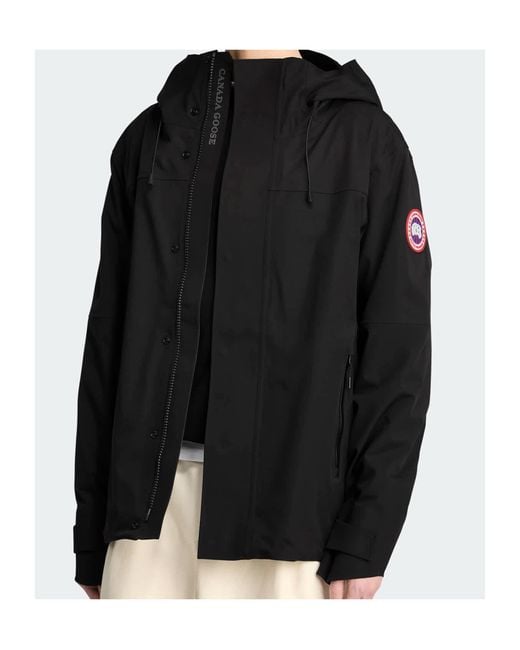 Canada Goose Black Rupert Rain Jacket for men