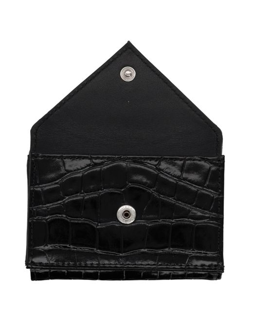Vivienne Westwood Black Envelope Billfold Wallet