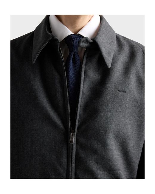 Prada Black Wool Blouson Jacket for men