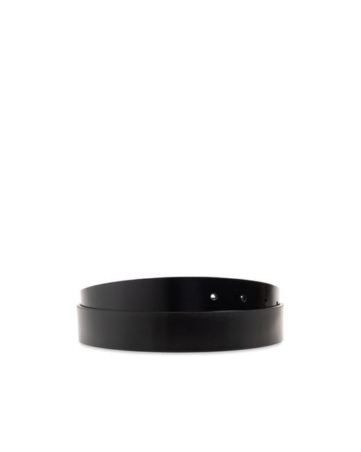 Versace White Logo-Engraved Buckle Belt for men