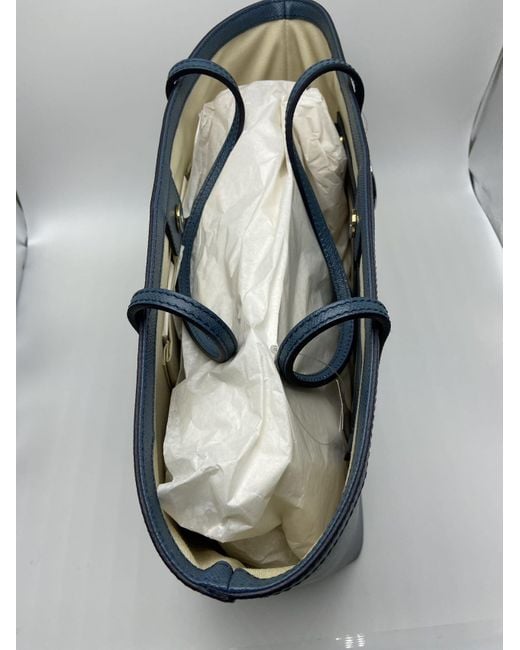 Dolce & Gabbana Blue Logo Tote Bag