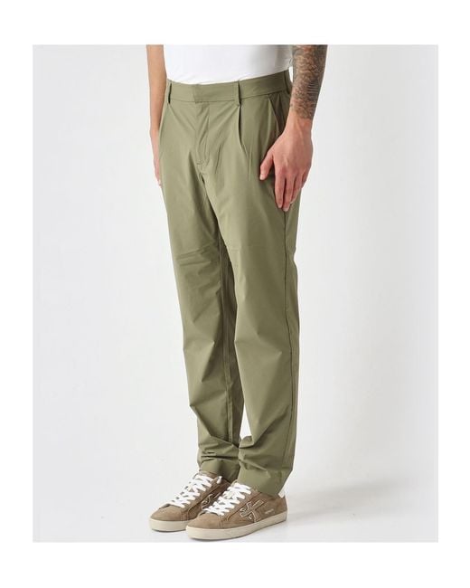 K-Way Green Ailtylight Tech Stretch Pants for men